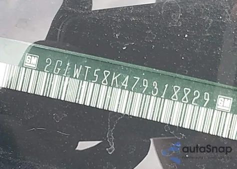 2007 Chevrolet Impala Lt из США, поврежденный, VIN 2G1WT58K479318829